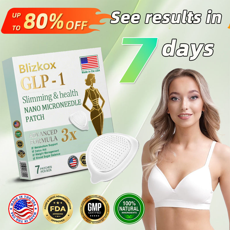 【🔥Last Day Promotion 80% OFF🔥】Blizkox™ Slimming & health NANO MICRONEEDLE PATC👨⚕️(Zero Pain, 24/7 Release | Lose 20lbs FAST | 90% Sugar Drop | )🔥🎁