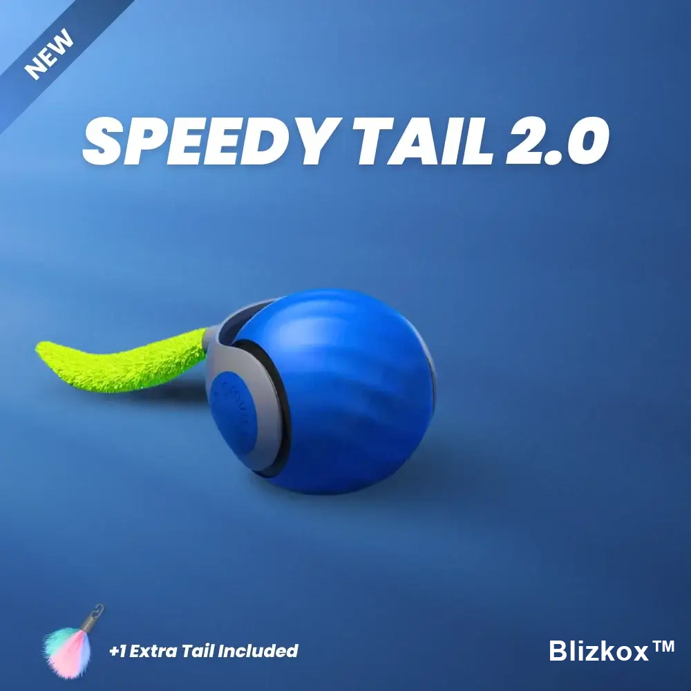 Blizkox™ SPEEDY TAIL 2.0 – Built to Chase. Made to Love. Watch Your Cat Go Wild.