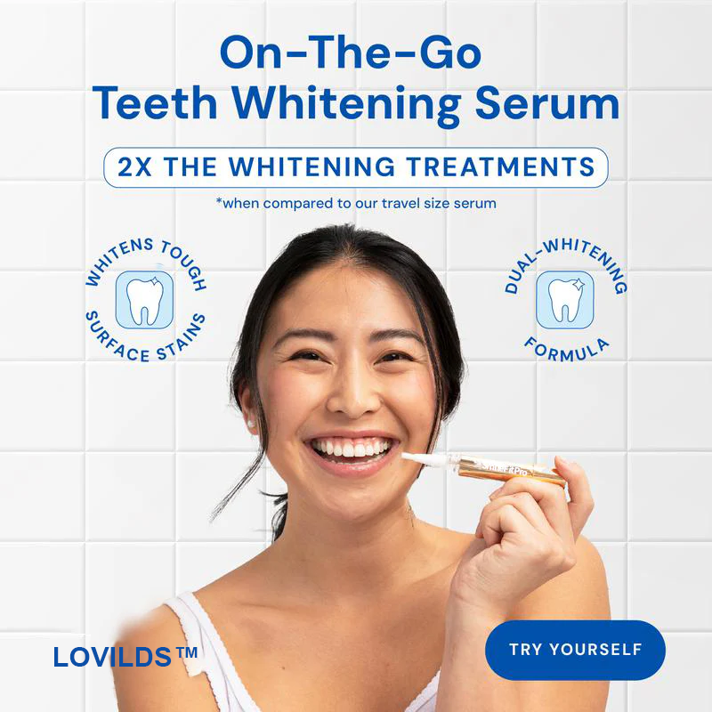 Smile Like You Mean It — LOVILDS™ Whitening Essence Changes Everything