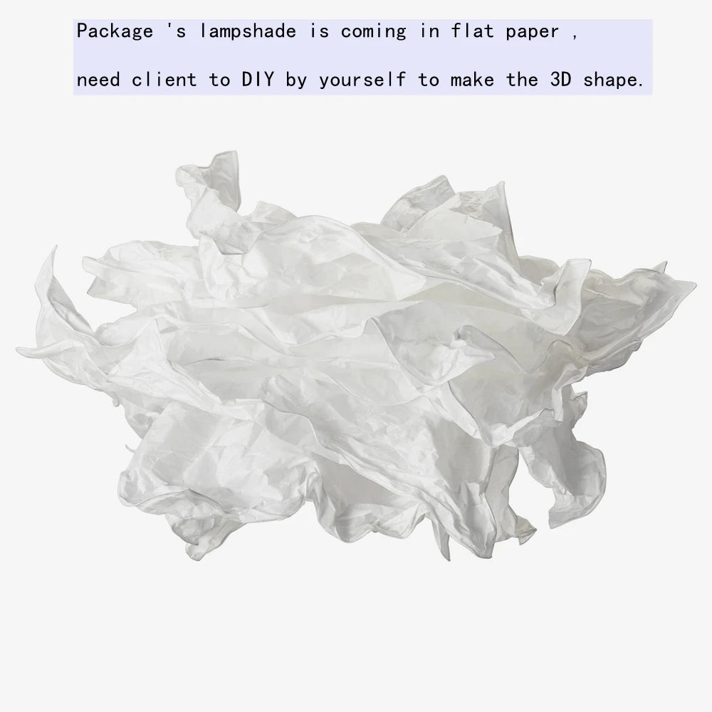 43cm Cloud Ceiling Lampshade – Art Flower Pendant Light Decor