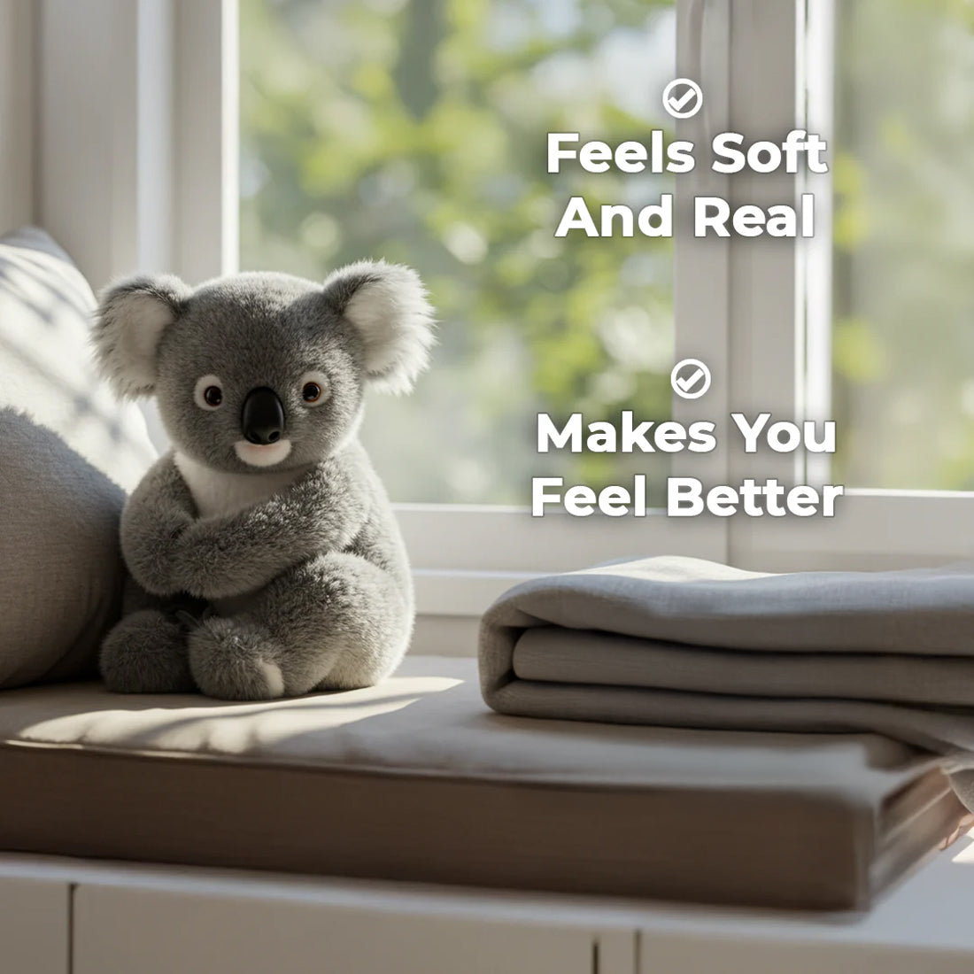 đ¨Koala Plush Toy â Soft Stuffed Animal for Kids, Cuddly Sleep Buddy & Emotional Comfort Gift