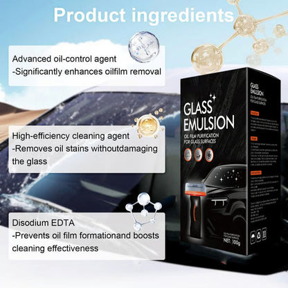 TAILEDEN™ Glass Emulsion — The Ultimate Deep-Clean Treatment for Crystal-Clear, Safe, Comfort Driving