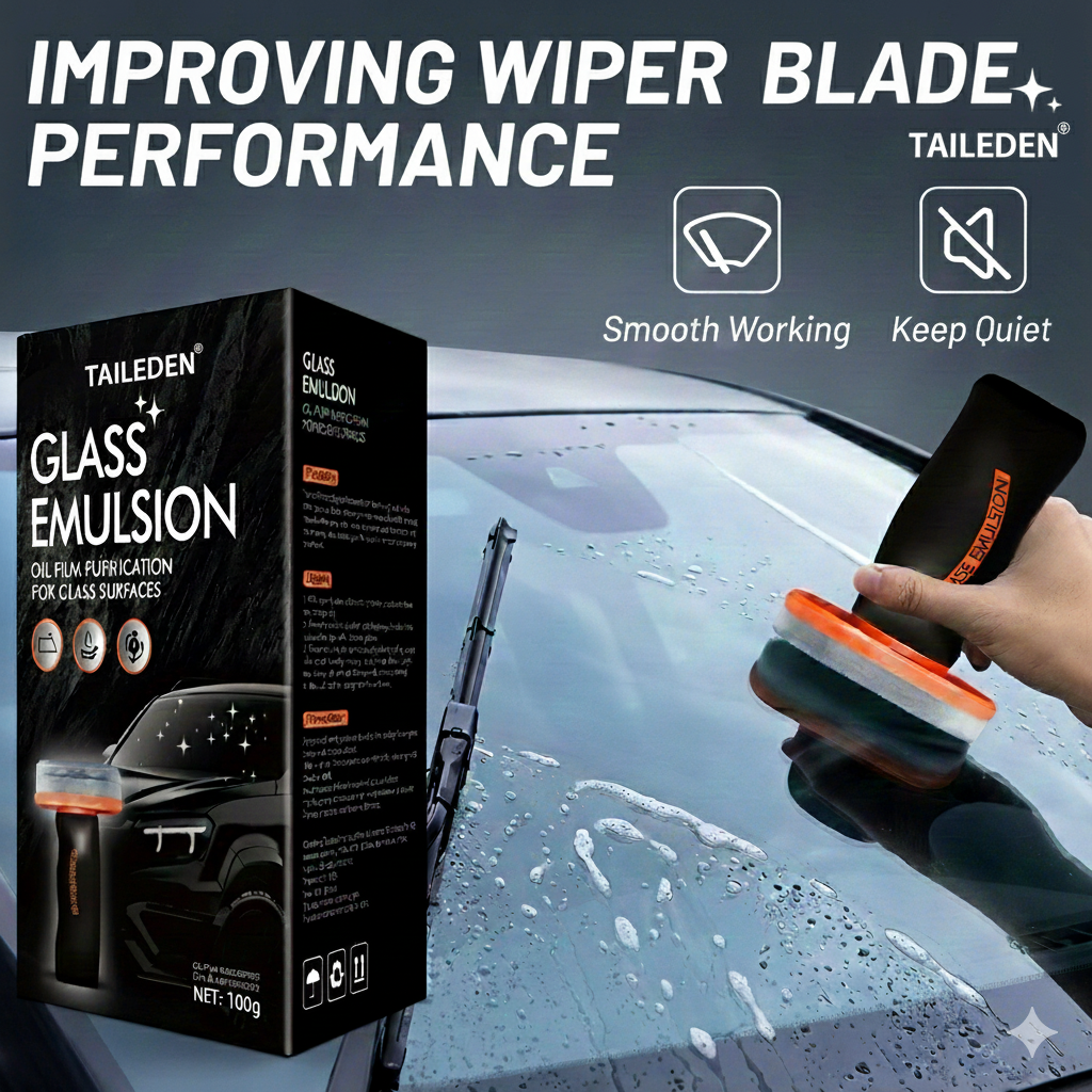 TAILEDEN™ Glass Emulsion — The Ultimate Deep-Clean Treatment for Crystal-Clear, Safe, Comfort Driving