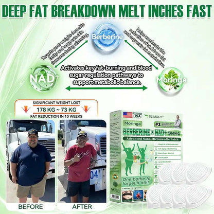 𝐎𝐟𝐟𝐢𝐜𝐢𝐚𝐥 𝐔𝐒𝐀 𝐒𝐭𝐨𝐫𝐞 | 🧑‍⚕️🩺 Slimoly® 𝐌𝐨𝐫𝐢𝐧𝐠𝐚 · 𝐁𝐞𝐫𝐛𝐞𝐫𝐢𝐧𝐞 × 𝐍𝐀𝐃+ 𝟏𝟎-𝐢𝐧-𝟏 𝐀𝐝𝐯𝐚𝐧𝐜𝐞𝐝 𝐍𝐚𝐧𝐨 𝐌𝐢𝐜𝐫𝐨𝐧𝐞𝐞𝐝𝐥𝐞 𝐏𝐚𝐭𝐜𝐡 — 𝐎𝐧𝐜𝐞 𝐃𝐚𝐢𝐥𝐲, 𝐕𝐢𝐬𝐢𝐛𝐥𝐞 𝐑𝐞𝐬𝐮𝐥𝐭𝐬 𝐢𝐧 𝟕 𝐃𝐚𝐲𝐬