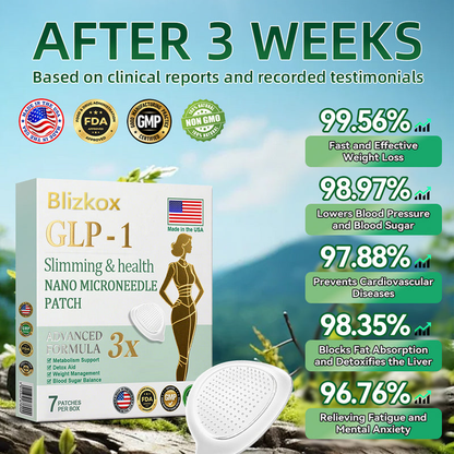 【🔥Last Day Promotion 80% OFF🔥】Blizkox™  Slimming & health NANO MICRONEEDLE PATC👨‍⚕️（Zero Pain, 24/7 Release | Lose 20lbs FAST | 90% Sugar Drop | ）🔥🎁