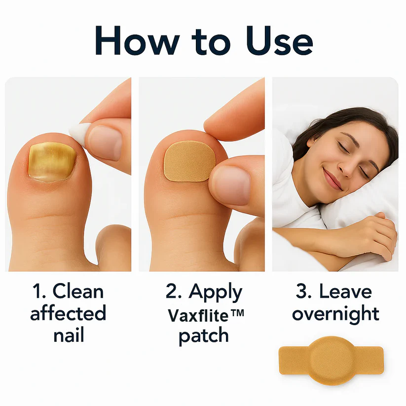 Nails Acting Up? Vaxflite™ Patches Fix the Damage Without the Drama.