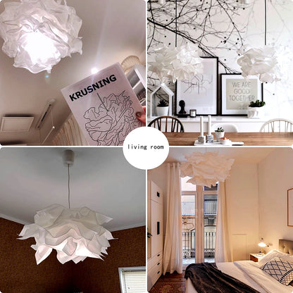 43cm Cloud Ceiling Lampshade – Art Flower Pendant Light Decor