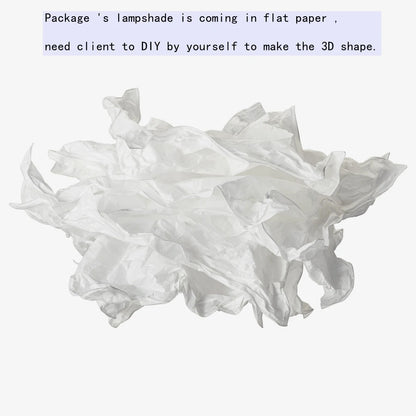 43cm Cloud Ceiling Lampshade – Art Flower Pendant Light Decor