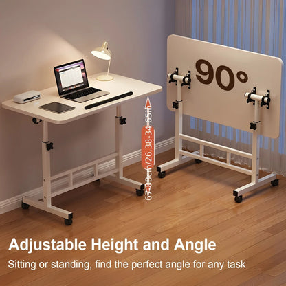 Mobile Standing Desk – Sturdy Adjustable Computer Table for Home