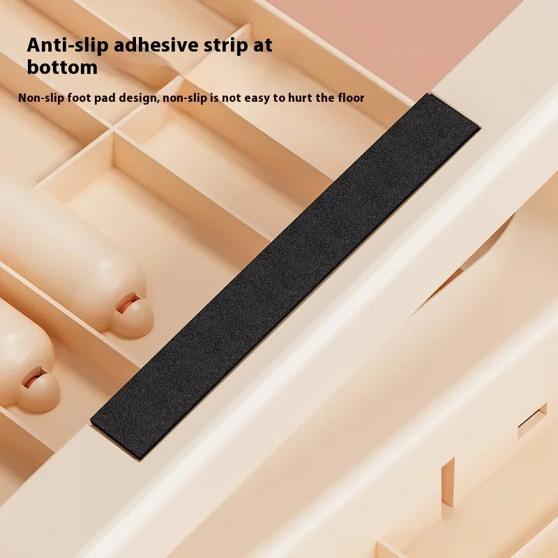 Footrest with Massage Rollers – Ergonomic Foot Stool for Work & Home