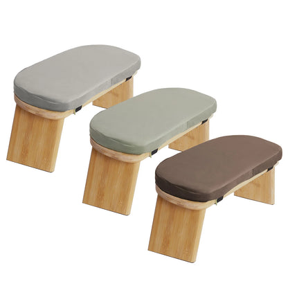 Modern Meditation Stool – Foldable Yoga Bench with Carrying Bag
