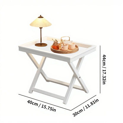 Bamboo Snack/Bedside Table