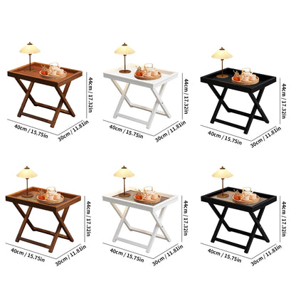 Bamboo Snack/Bedside Table