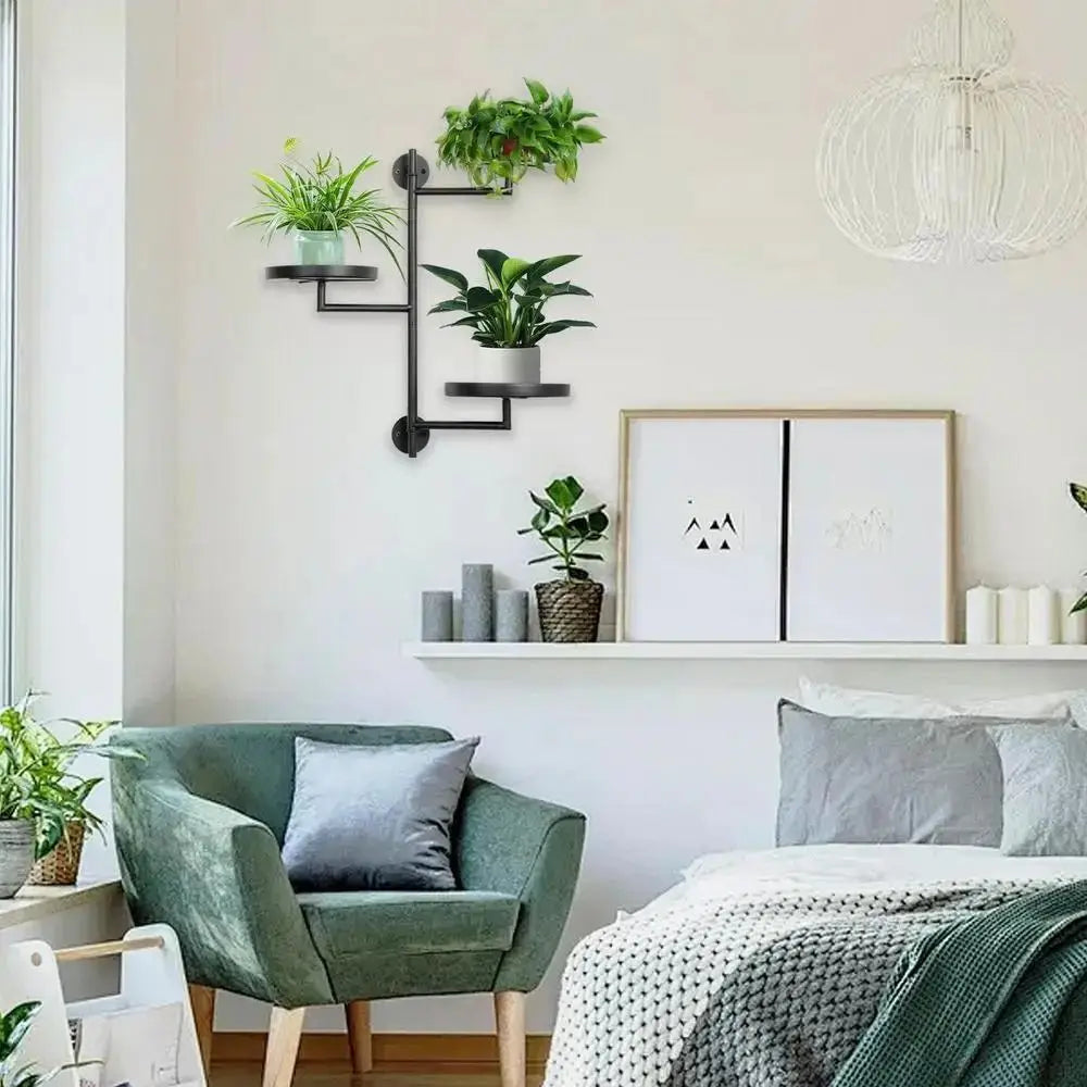 Creative Plant Frame – Rotating Indoor Plant Shelf for Windows & Walls