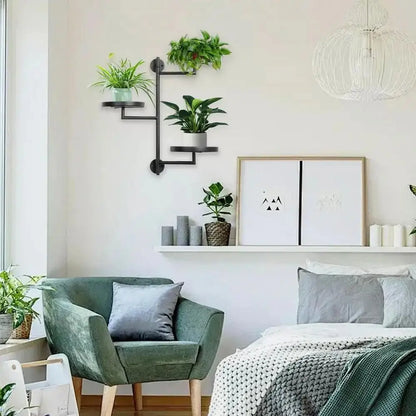 Creative Plant Frame – Rotating Indoor Plant Shelf for Windows & Walls