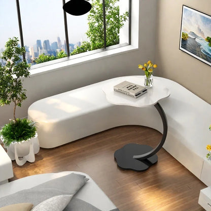 Coffee Tables Light Luxury Side Table Round Flower Bedside Table Bedside Home Study Desk Auxiliary Desk Living Room Furniture