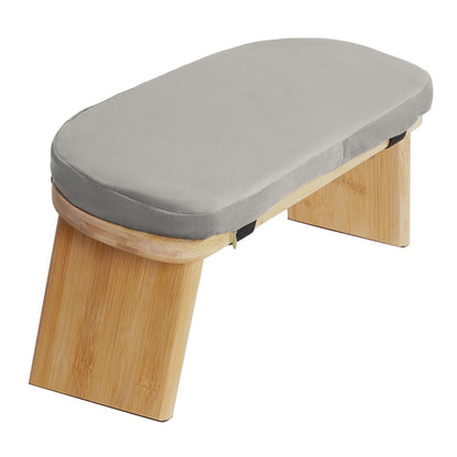 Modern Meditation Stool – Foldable Yoga Bench with Carrying Bag