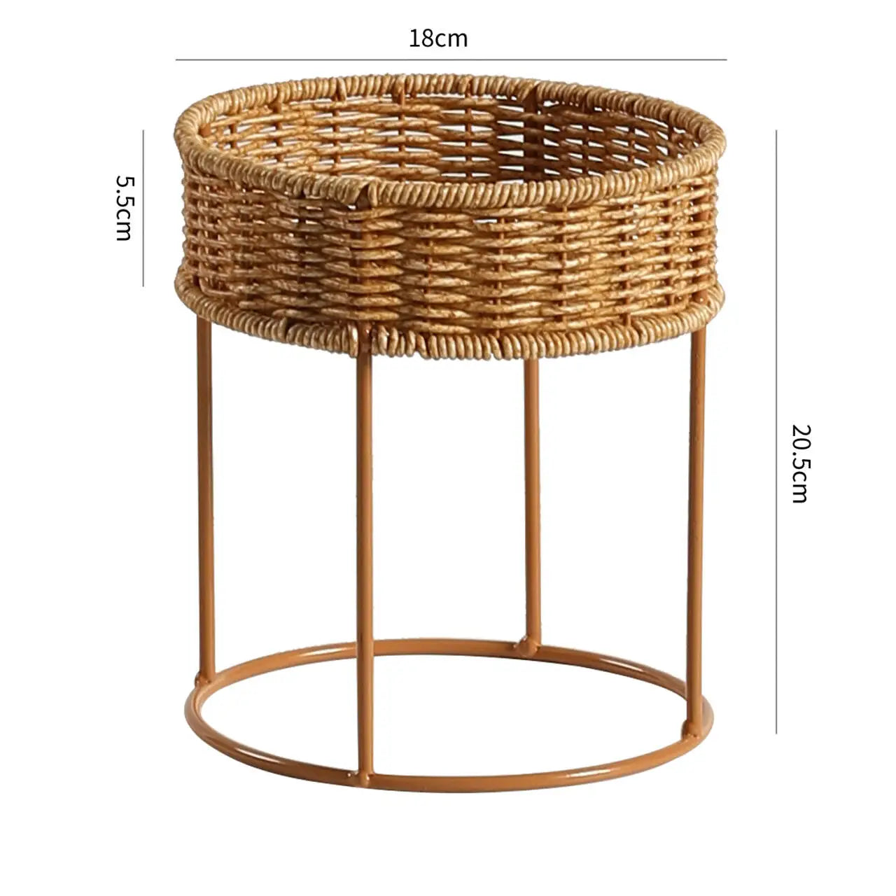 Indoor Rotating Plant Shelf – Metal Frame for Potted Plants