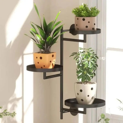 Creative Plant Frame – Rotating Indoor Plant Shelf for Windows & Walls