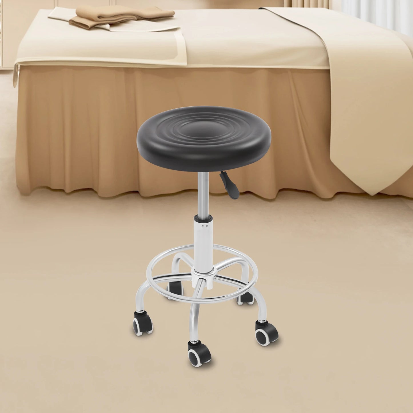 360° Rotating Bar Stool – Adjustable Height Work Chair for Home & Office