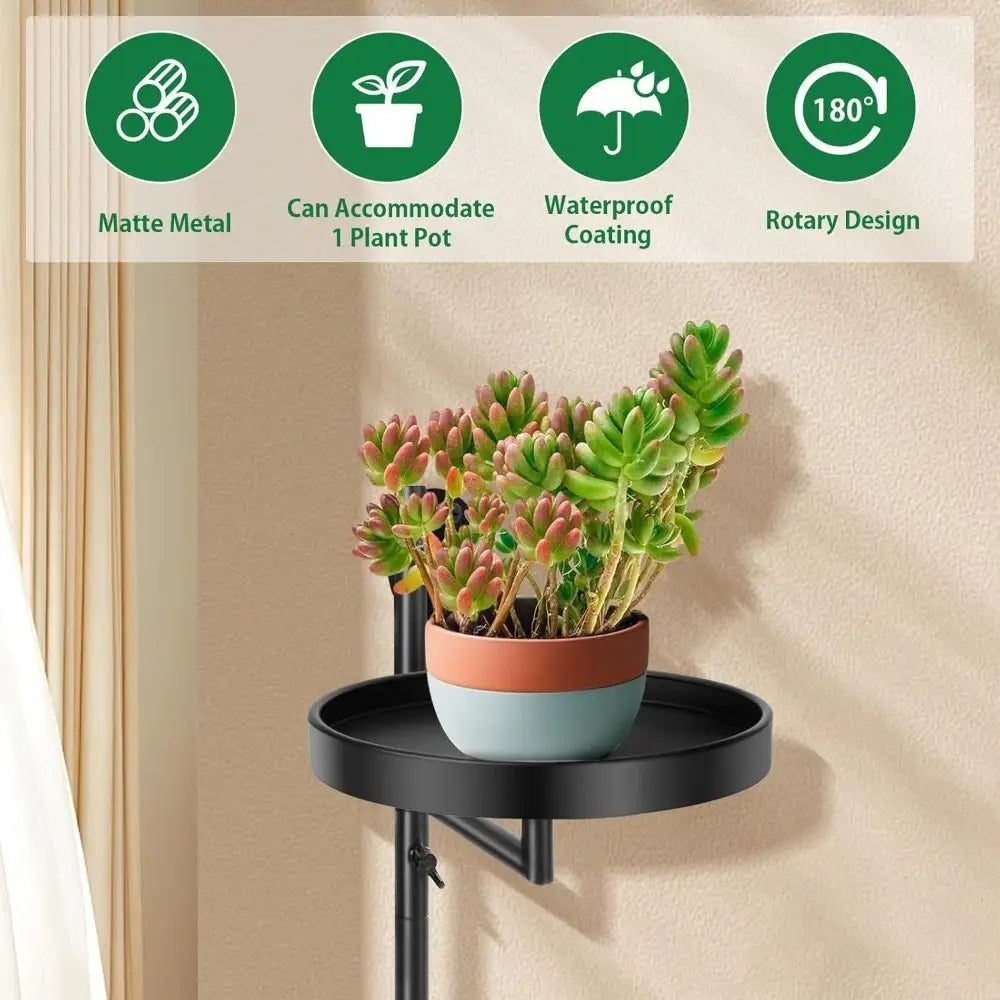 Creative Plant Frame – Rotating Indoor Plant Shelf for Windows & Walls