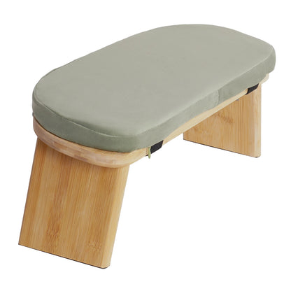 Modern Meditation Stool – Foldable Yoga Bench with Carrying Bag