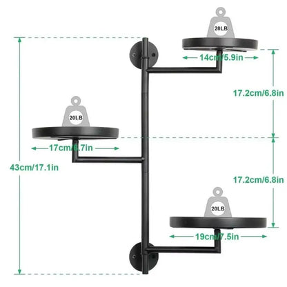 Creative Plant Frame – Rotating Indoor Plant Shelf for Windows & Walls