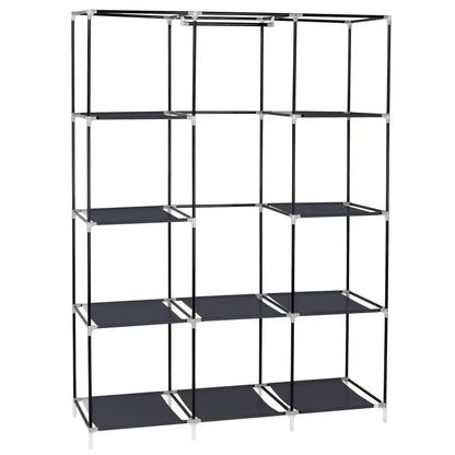 67" Portable Closet – 10 Shelves Easy-Assembly Wardrobe Organizer
