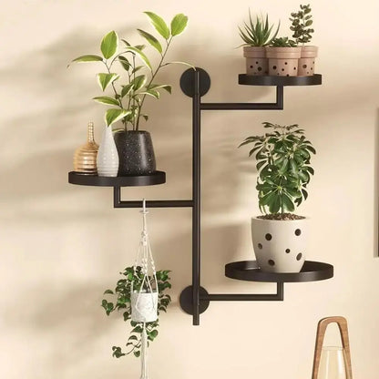 Creative Plant Frame – Rotating Indoor Plant Shelf for Windows & Walls