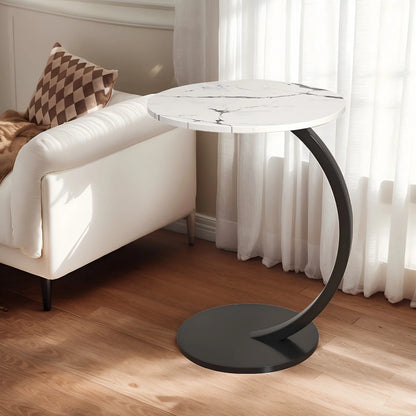 Coffee Tables Light Luxury Side Table Round Flower Bedside Table Bedside Home Study Desk Auxiliary Desk Living Room Furniture