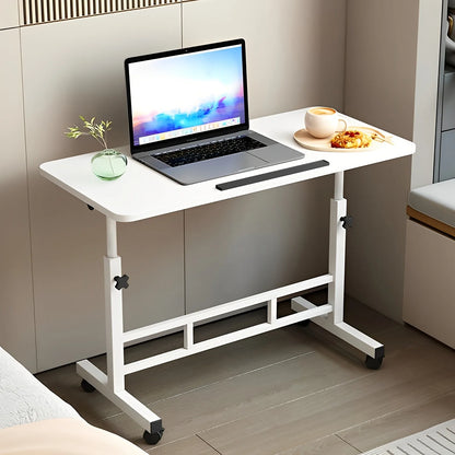 Mobile Standing Desk – Sturdy Adjustable Computer Table for Home