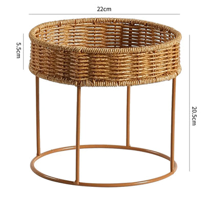 Indoor Rotating Plant Shelf – Metal Frame for Potted Plants