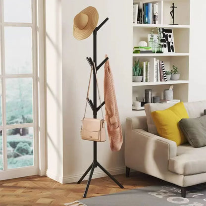 Freestanding Coat Rack with Hooks