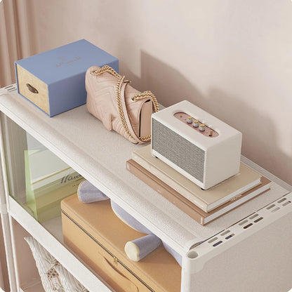 Portable Closet Wardrobe with Lid Closet Organizer Dustproof Clothes Storage Organizer Clothes Organizer for Bedroom