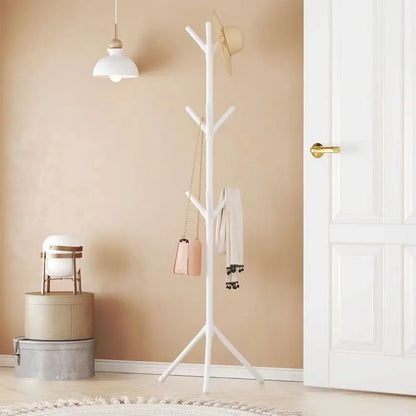 Freestanding Coat Rack with Hooks