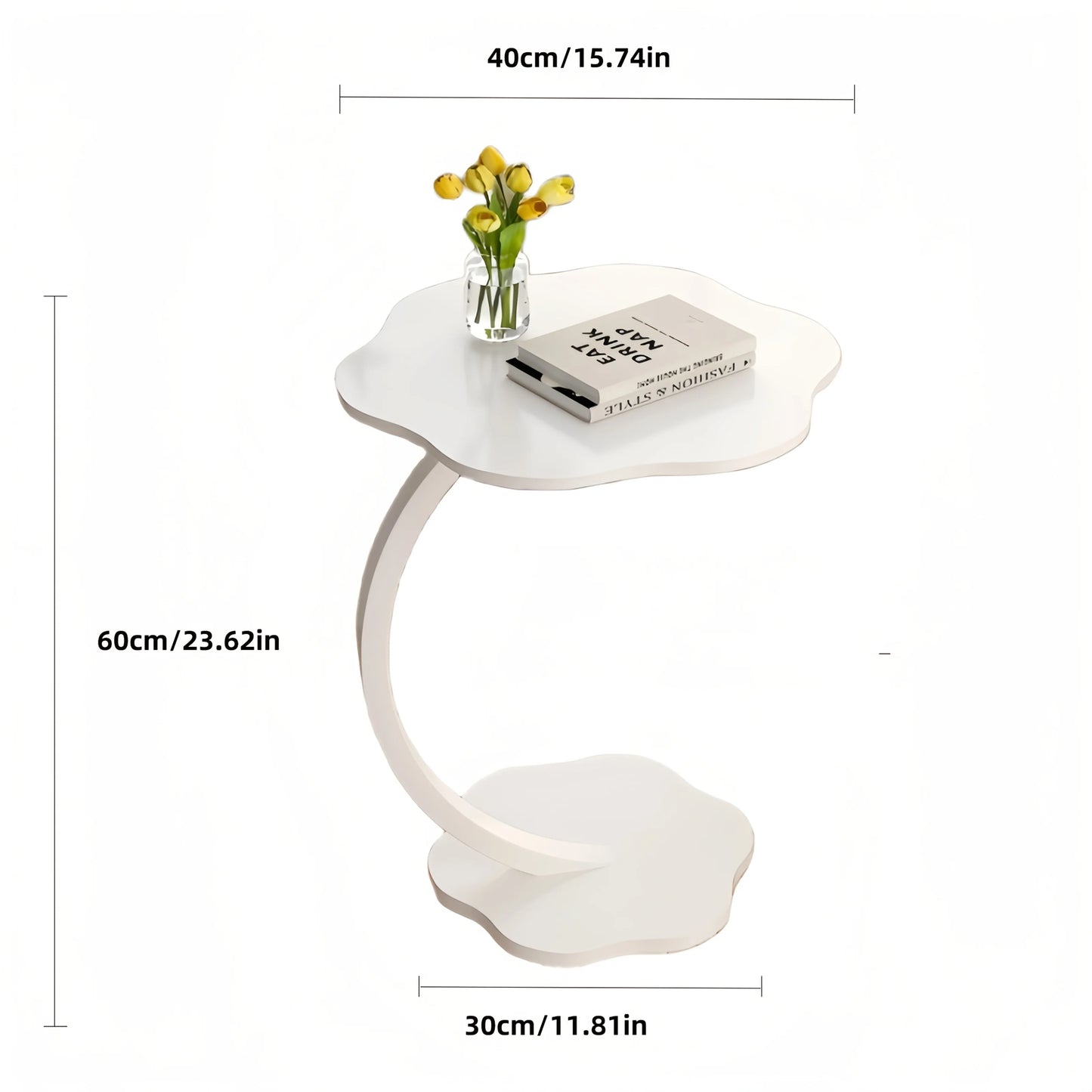 Coffee Tables Light Luxury Side Table Round Flower Bedside Table Bedside Home Study Desk Auxiliary Desk Living Room Furniture