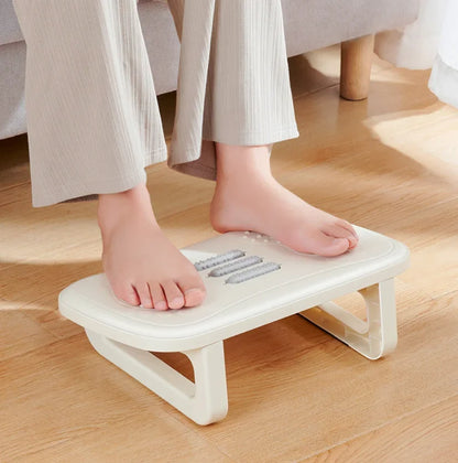 Footrest with Massage Rollers – Ergonomic Foot Stool for Work & Home